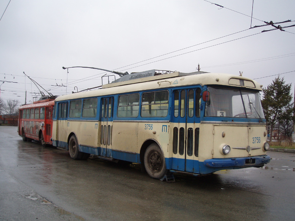 Крымский троллейбус, Škoda 9TrH27 № 3756