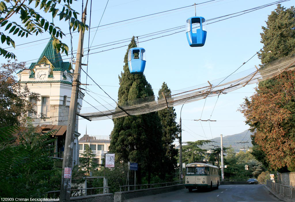 Крымский троллейбус, Škoda 9Tr19 № 5511