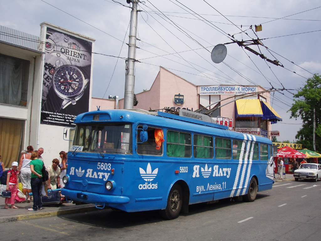 Крымский троллейбус, Škoda 9Tr24 № 5603