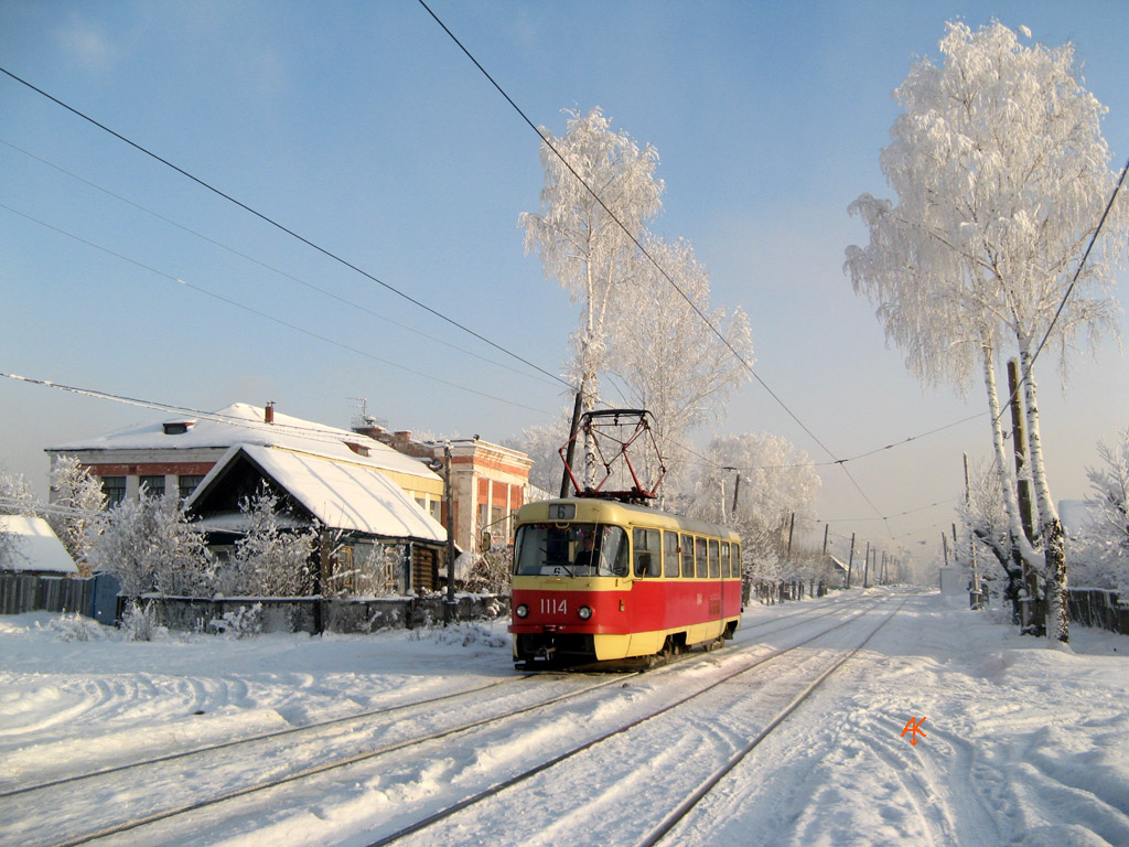 Ижевск, Tatra T3SU (двухдверная) № 1114