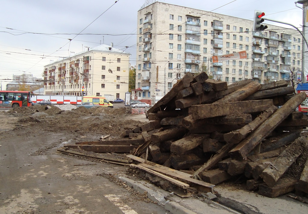 Казань — Большое трамвайное кольцо. Участок "Улица Декабристов — Улица Саид-Галеева". 2009-2011