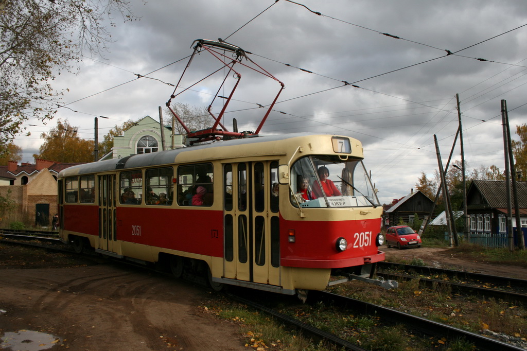 Ижевск, Tatra T3SU мод. Ижевск № 2051