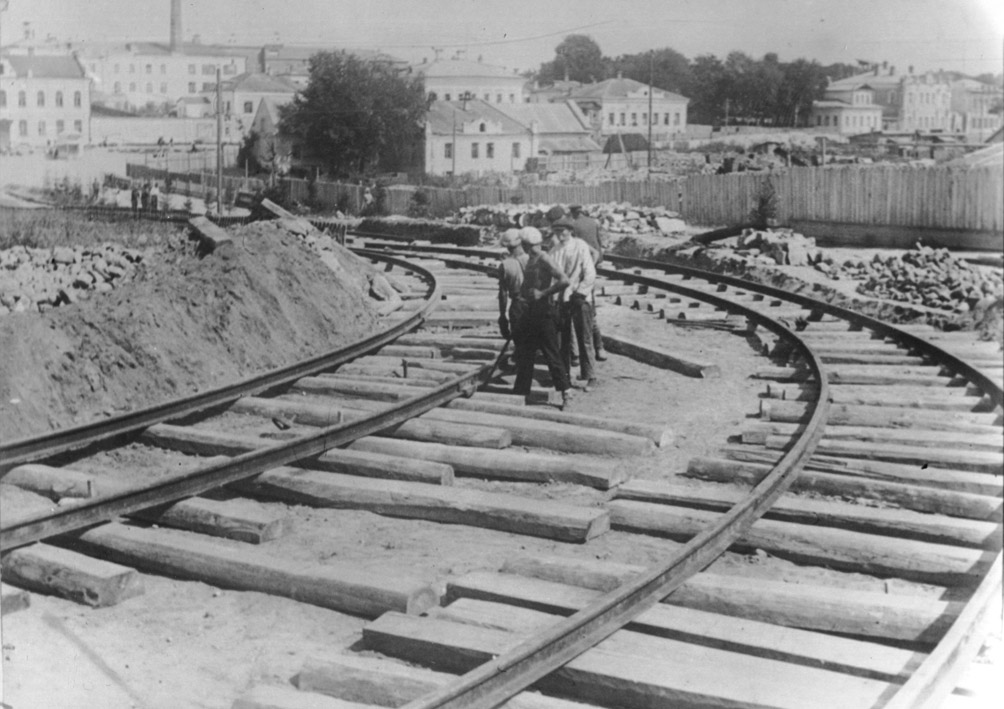 Иваново — Строительство трамвая (1934)