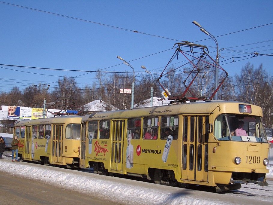 Ижевск, Tatra T3SU № 1208