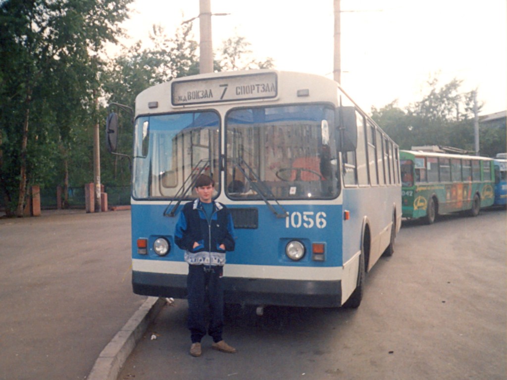 Красноярск, ЗиУ-682Г-012 [Г0А] № 1056; Работники электротранспорта