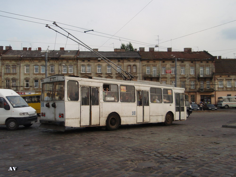 Львов, Škoda 14Tr02/6 № 518