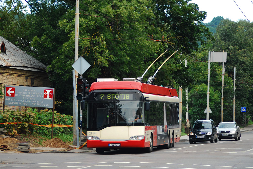 Вильнюс, Solaris Trollino II 15 AC № 2714
