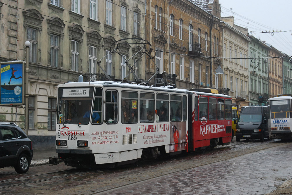 Львов, Tatra KT4D № 1169