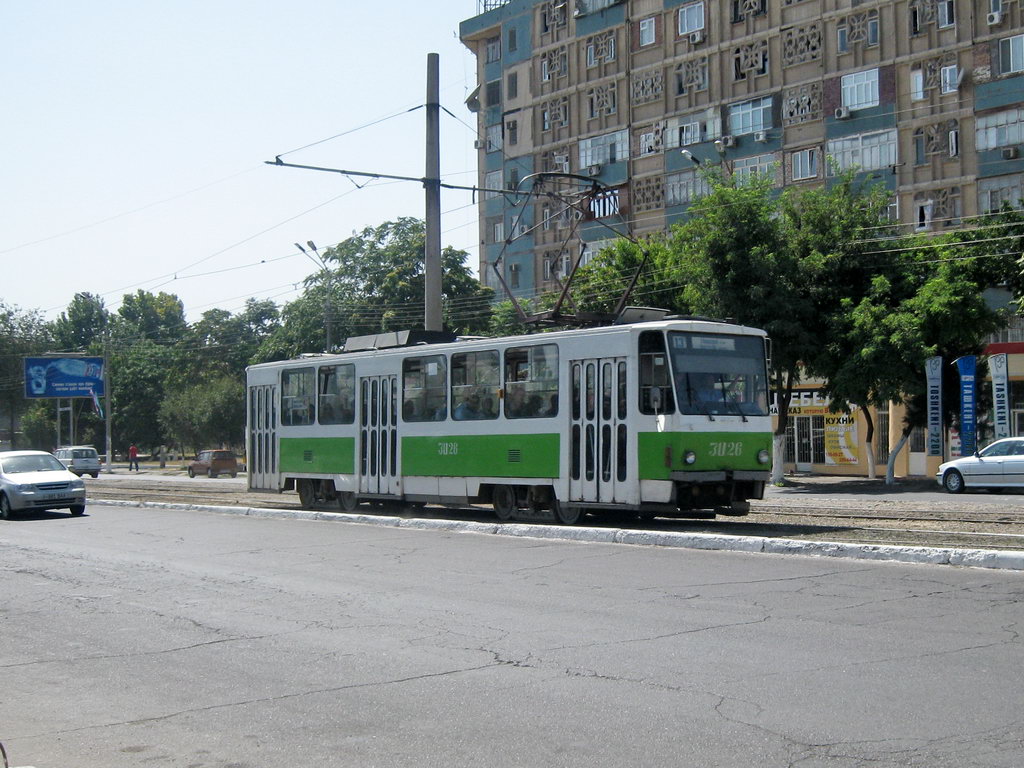 Ташкент, Tatra T6B5SU № 3026