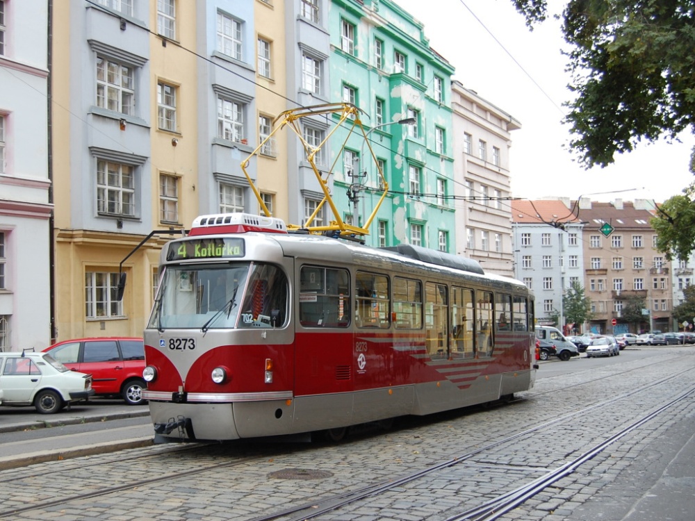 Прага, Tatra T3R.PLF № 8273