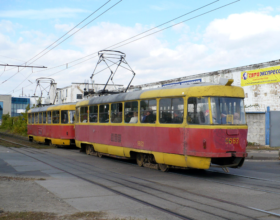 Киев, Tatra T3SU № 5663