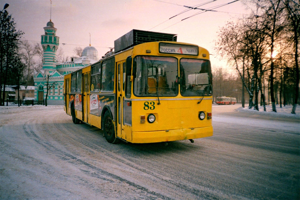 Тверь, ЗиУ-682Г-012 [Г0А] № 83; Тверь — Тверской троллейбус в начале 2000-х гг. (2002 — 2006 гг.); Тверь — Троллейбусные линии: Центральный район