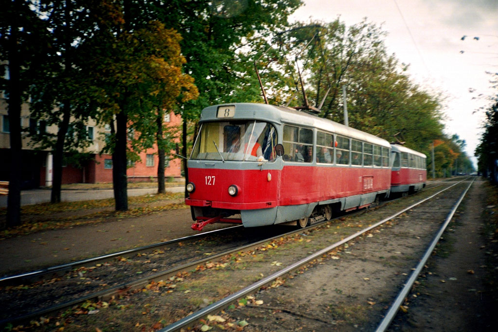 Тверь, Tatra T3SU № 127; Тверь — Тверской трамвай в начале 2000-х гг. (2002 — 2006 гг.)