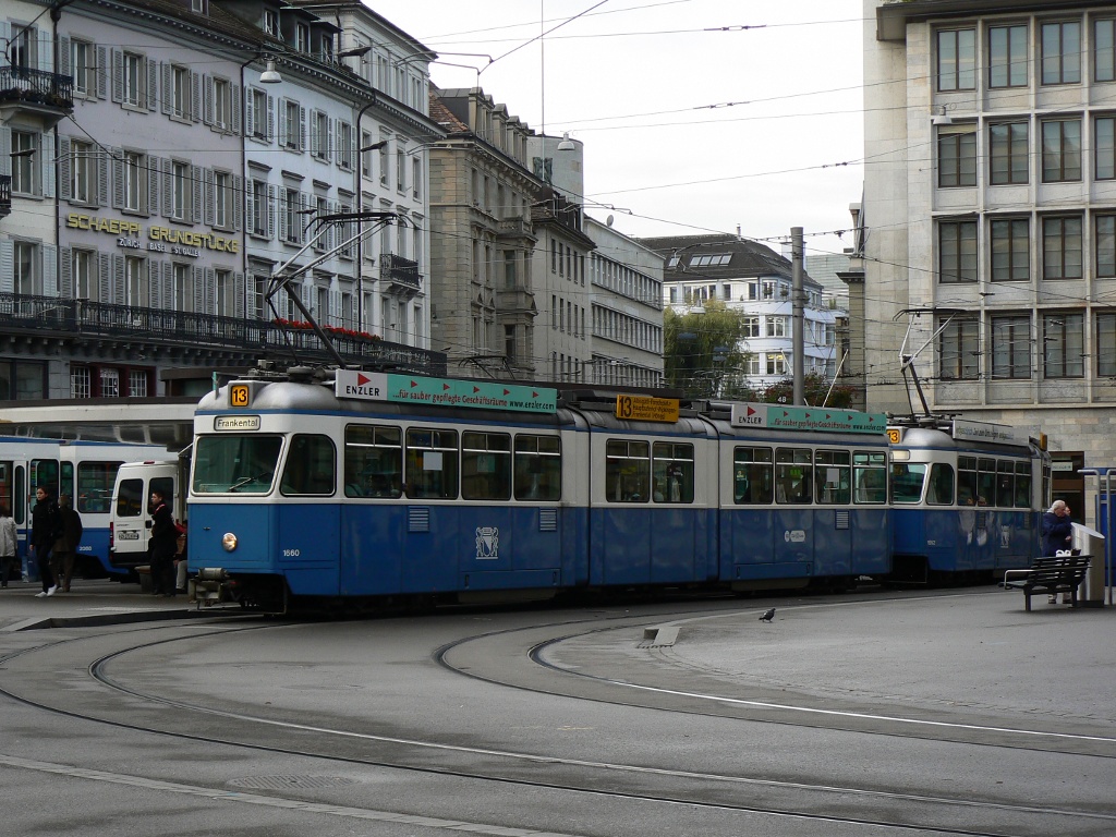 Цюрих, SWS/SIG/BBC Be 4/6 "Mirage" № 1660