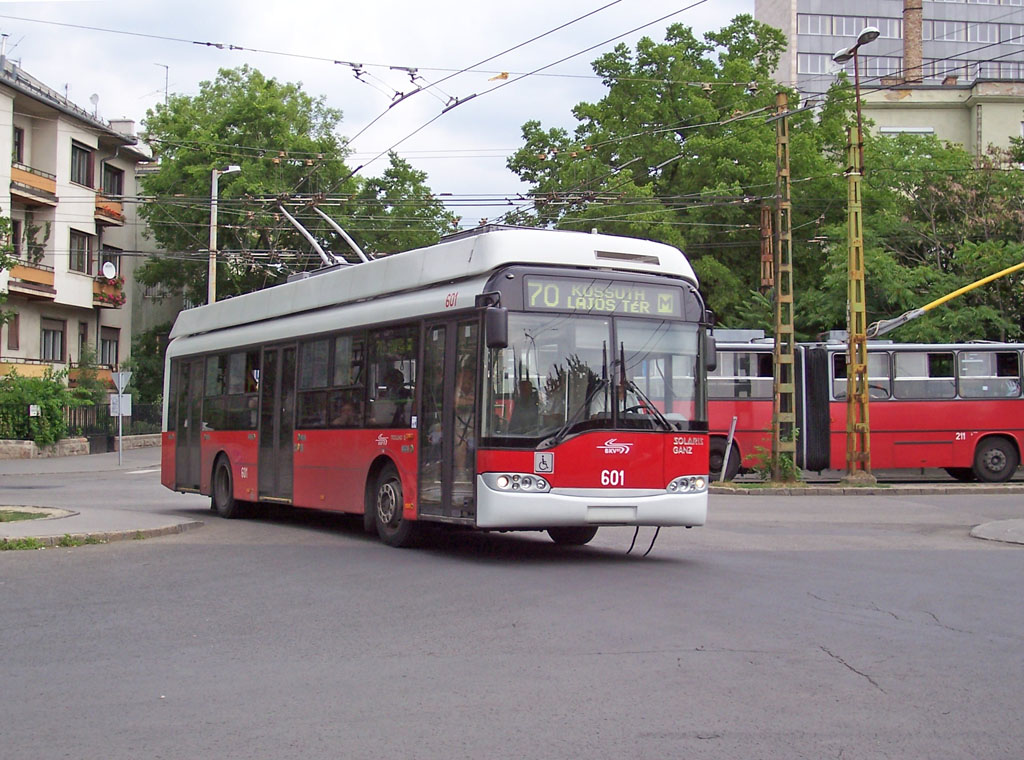 Будапешт, Solaris Trollino II 12 Ganz B № 601