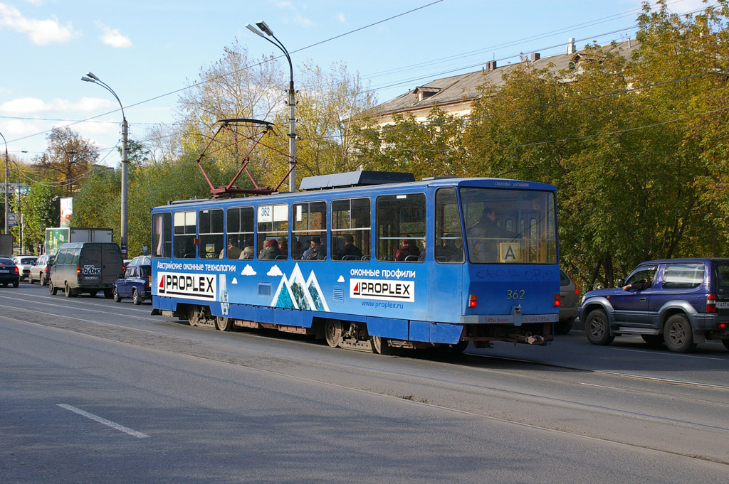 Екатеринбург, Tatra T6B5SU № 362