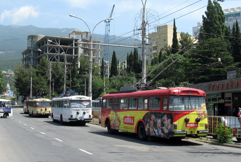 Крымский троллейбус, Škoda 9Tr21 № 5553