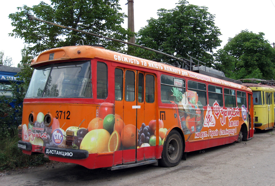Крымский троллейбус, Škoda 9TrH27 № 3712