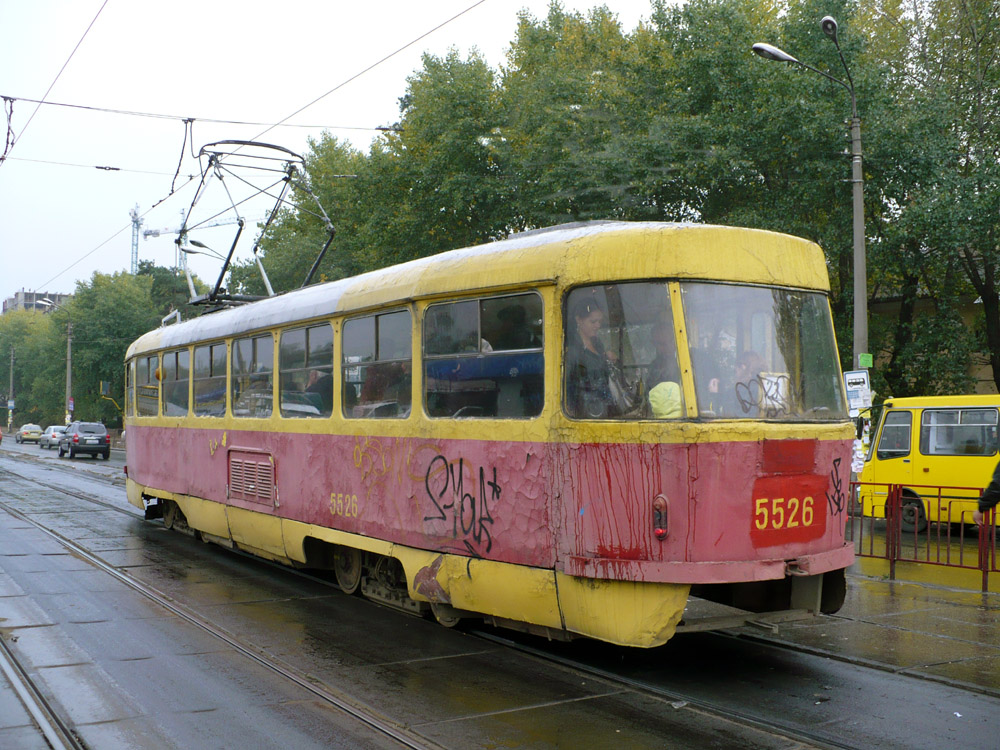 Киев, Tatra T3SU № 5526