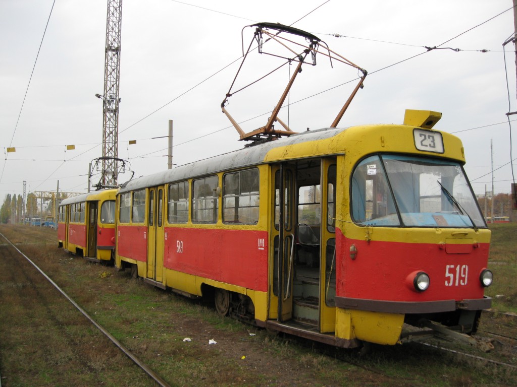 Харьков, Tatra T3SU № 519