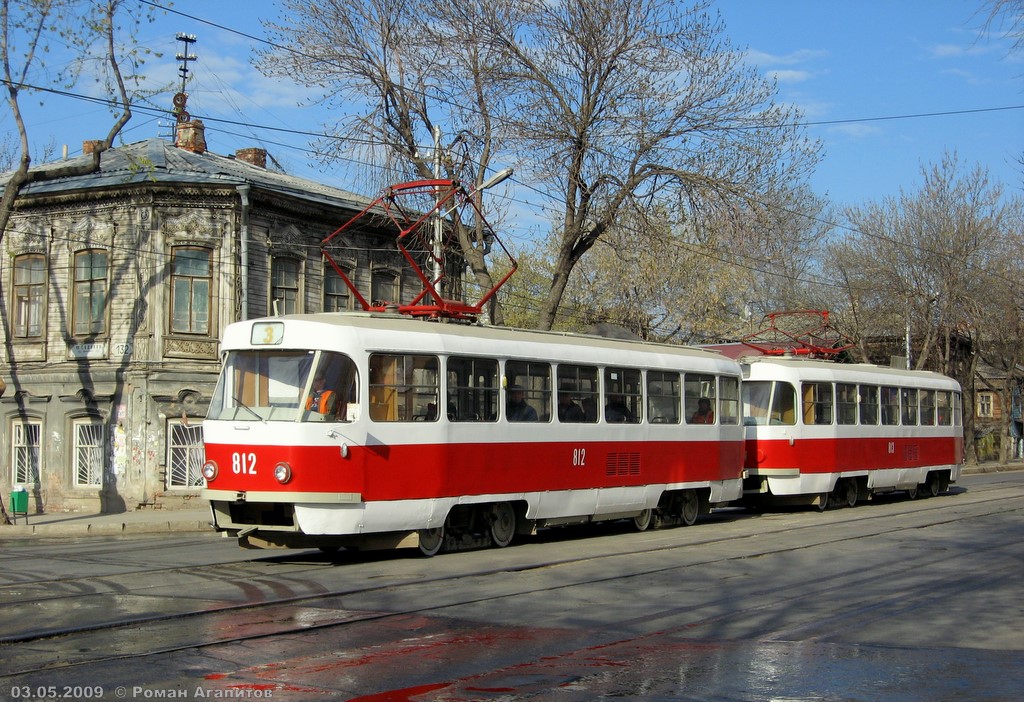 Самара, Tatra T3SU № 812