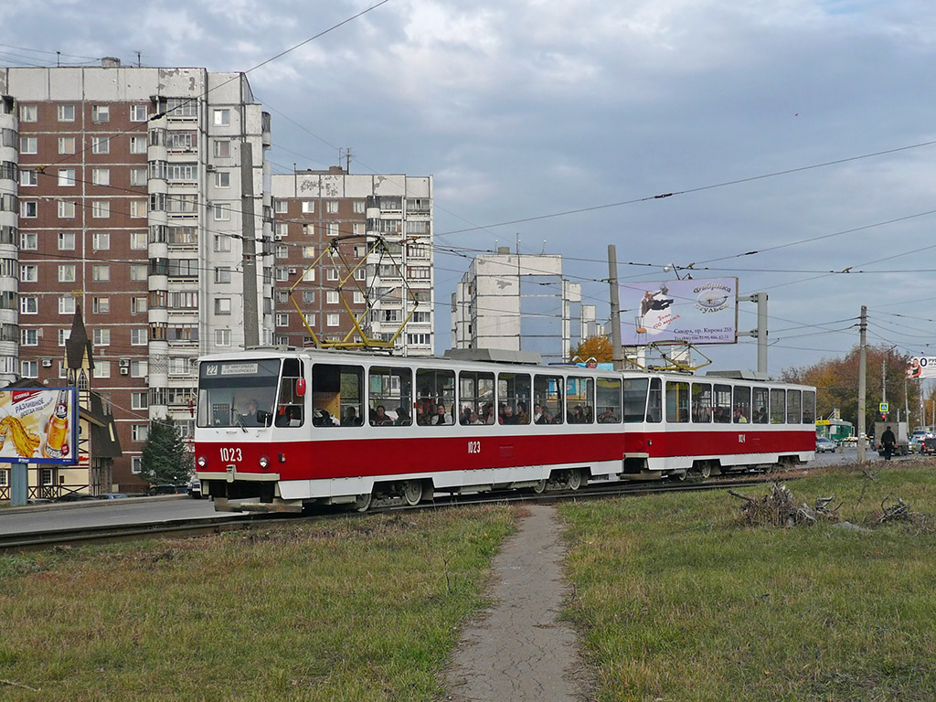 Самара, Tatra T6B5SU № 1023