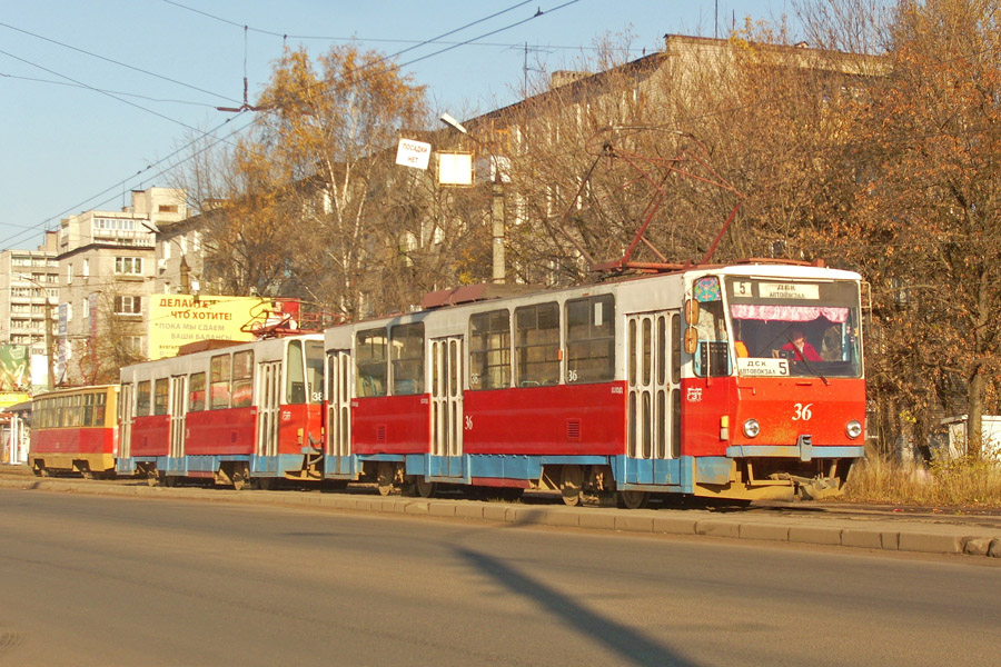 Тверь, Tatra T6B5SU № 36; Тверь — Трамвайные конечные станции и разворотные кольца