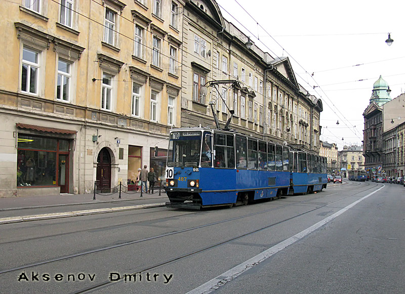 Краков, Konstal 105N № 487