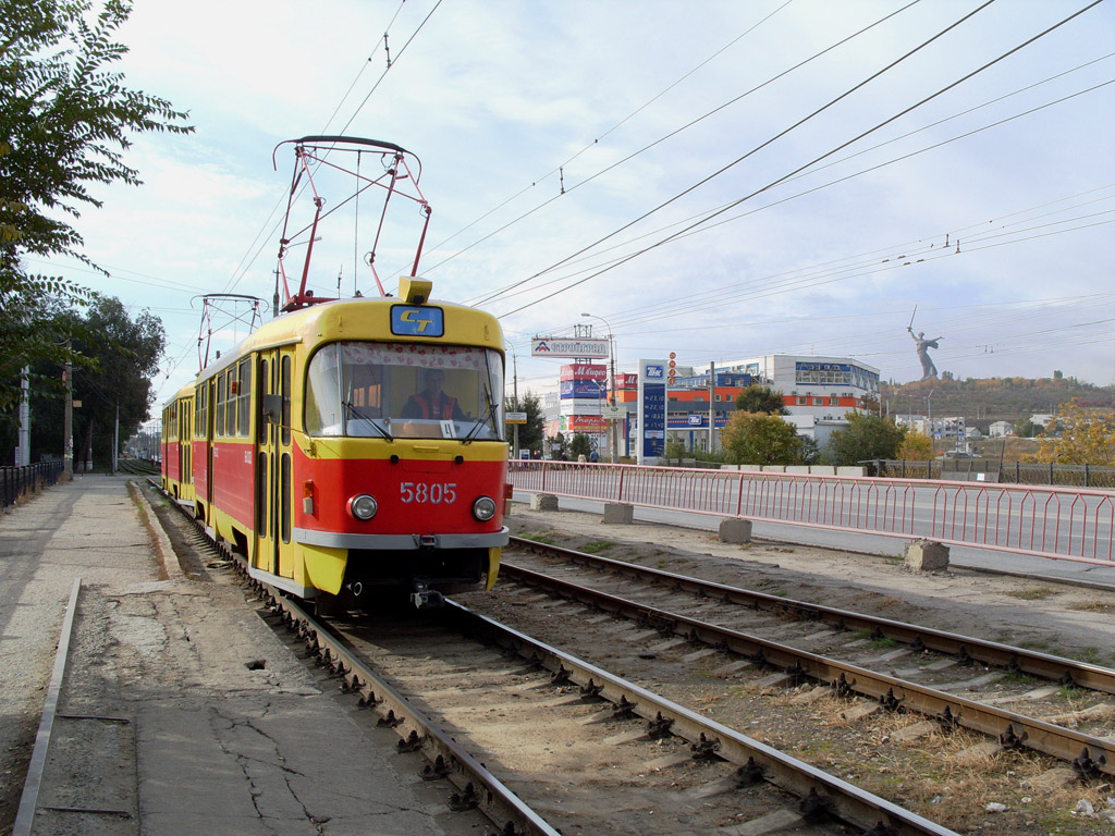 Волгоград, Tatra T3SU № 5805