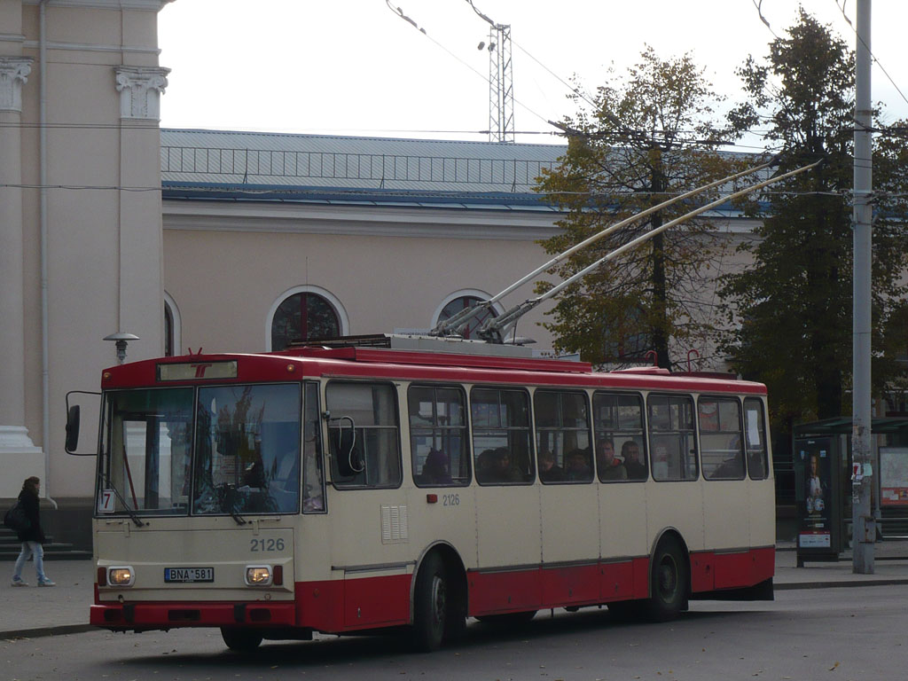 Вильнюс, Škoda 14Tr11/6 № 2126