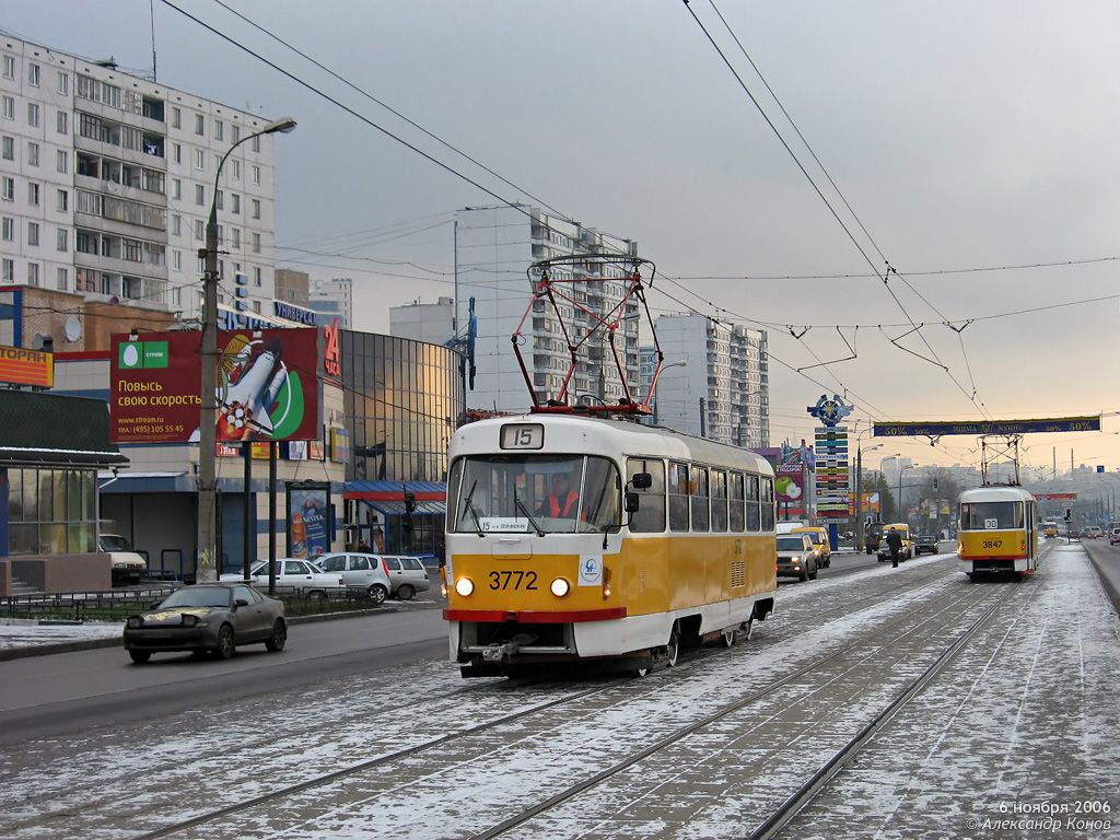 Москва, Tatra T3SU № 3772 Москва, Tatra T3SU № 3772