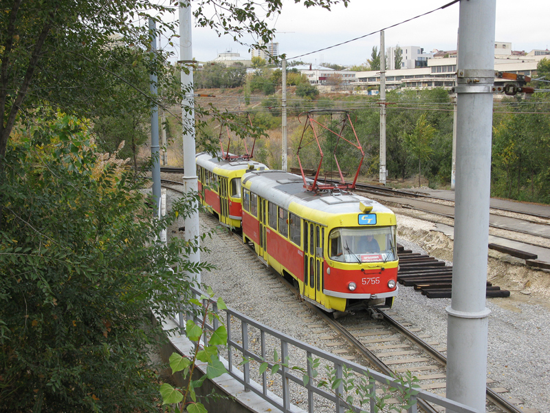 Волгоград, Tatra T3SU № 5755; Волгоград, Tatra T3SU № 5756