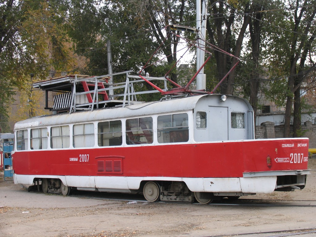 Самара, Tatra T3SU (двухдверная) № 2007; Самара — Кировское трамвайное депо