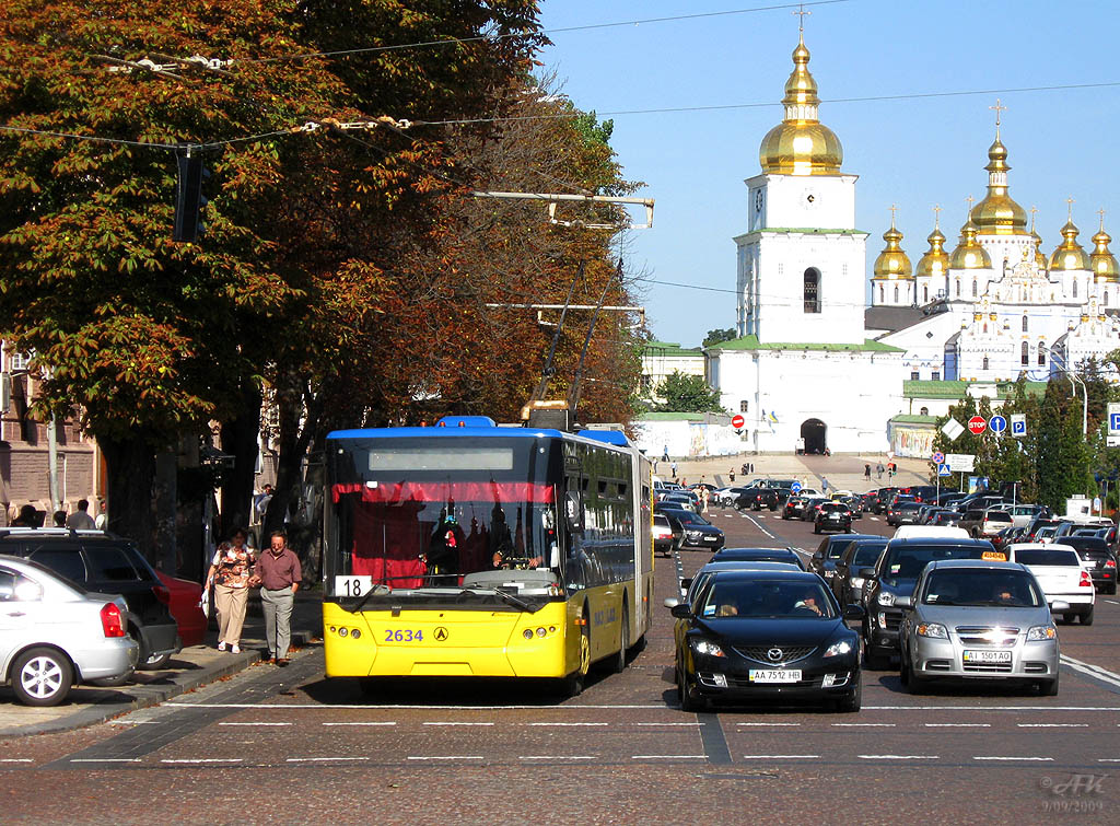 Киев, ЛАЗ E301D1 № 2634