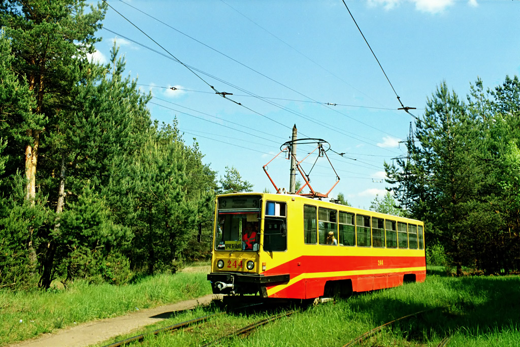 Тверь, 71-608К № 244; Тверь — Тверской трамвай в начале 2000-х гг. (2002 — 2006 гг.)