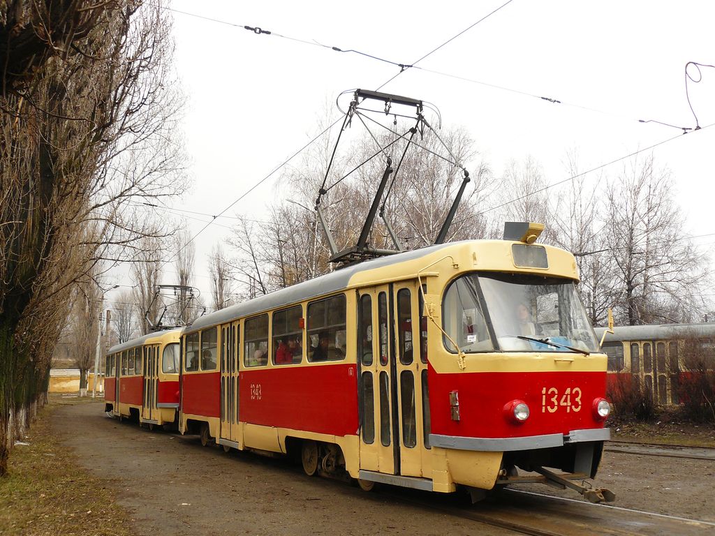 Днепр, Tatra T3SU № 1343