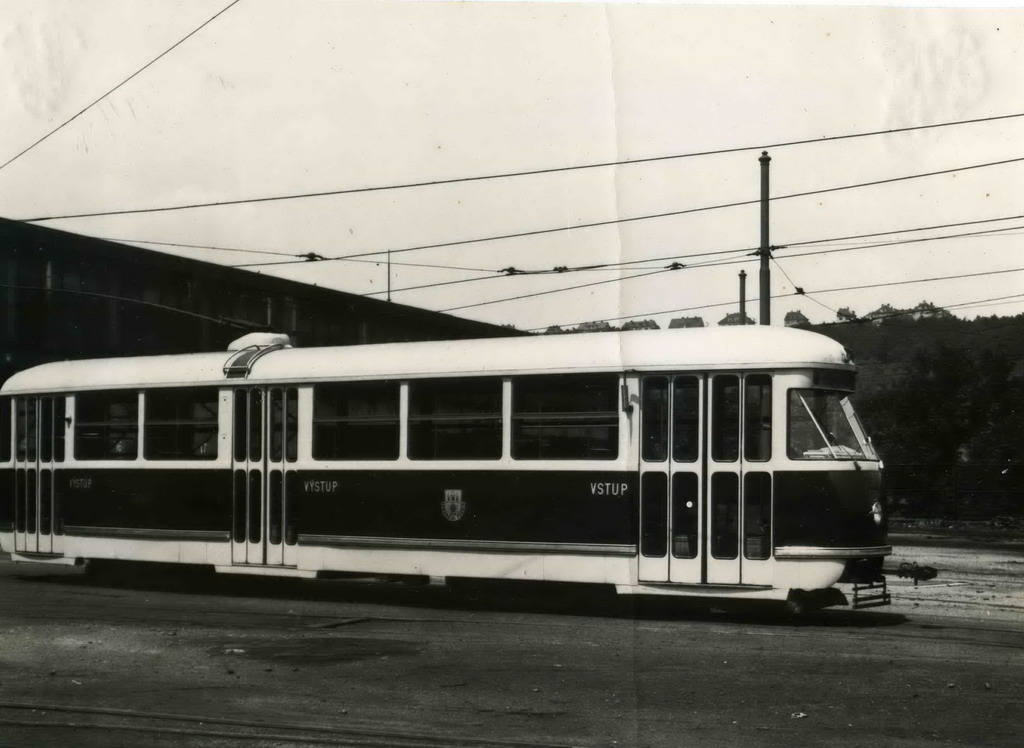 Praha, Tatra T1 № 5001; Praha — Old photos Praha, Tatra T1 № 5001; Praha — Old photos