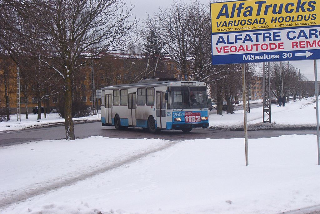 Таллин, Škoda 14Tr02/6 № 255