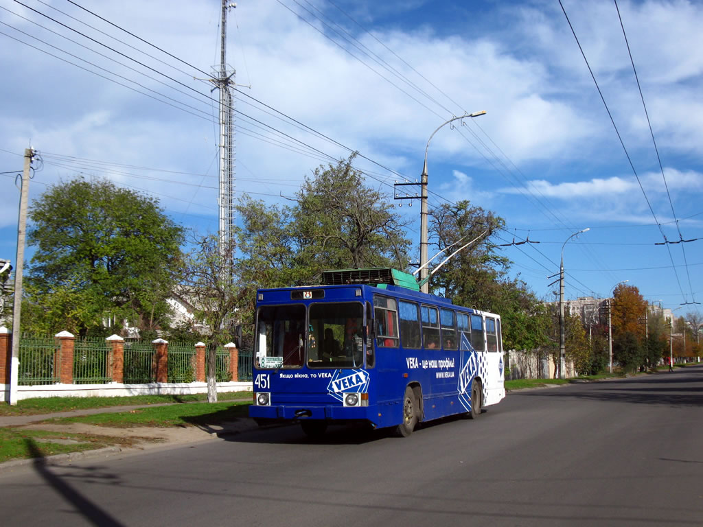 Херсон, ЮМЗ Т1Р (Т2П) № 451