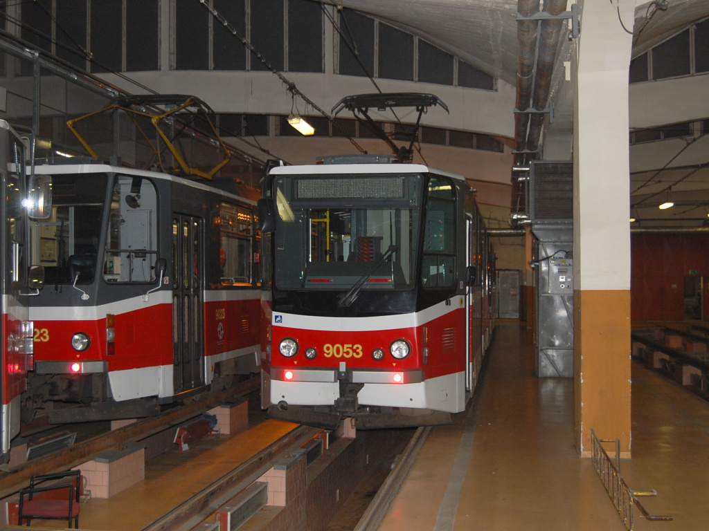 Praga, Tatra KT8D5R.N2P Nr 9053; Praga — Tram depots