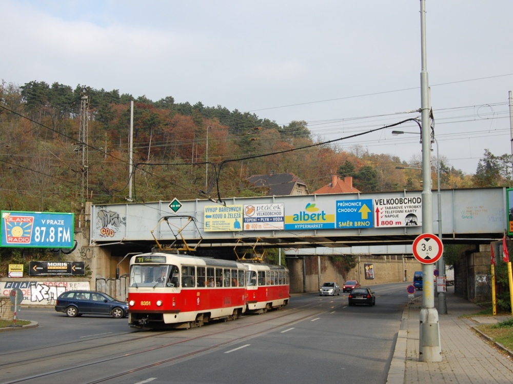 Прага, Tatra T3R.P № 8351