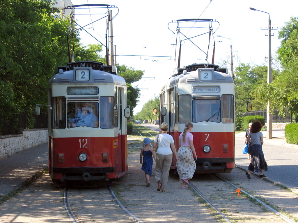 Евпатория, Gotha T57 № 12; Евпатория, Gotha T57 № 7