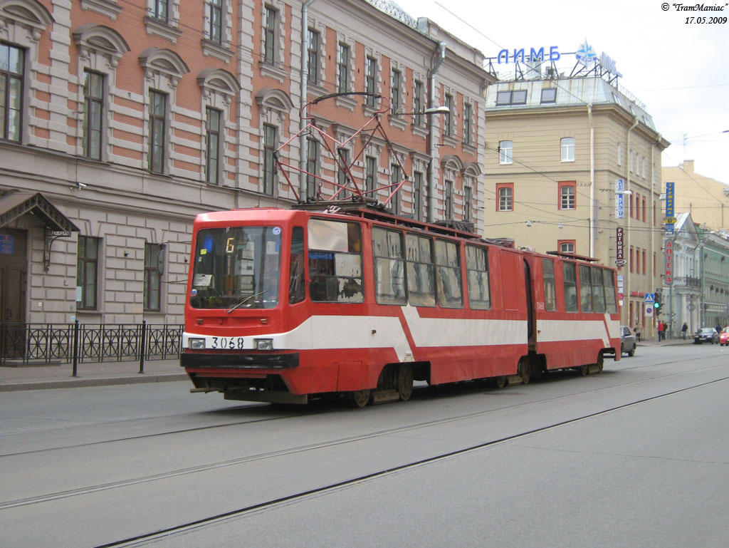 Санкт-Петербург, ЛВС-86К-М № 3068