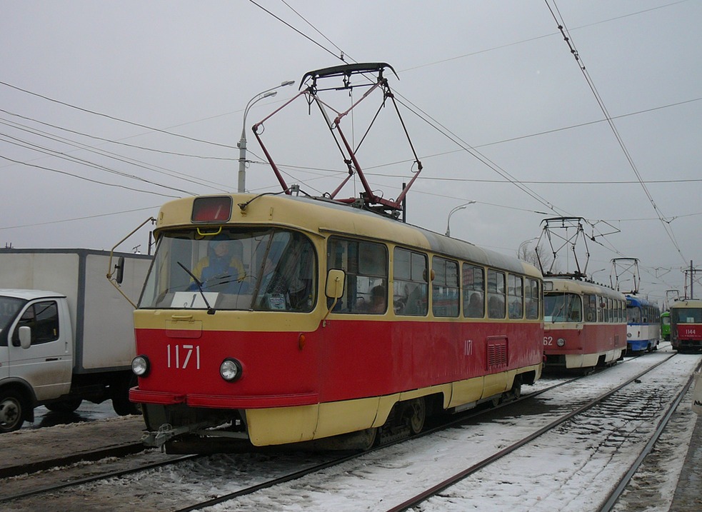 Ижевск, Tatra T3SU (двухдверная) № 1171