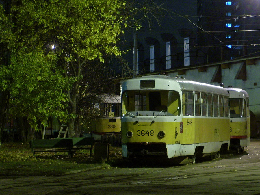 Москва, Tatra T3SU № 3648