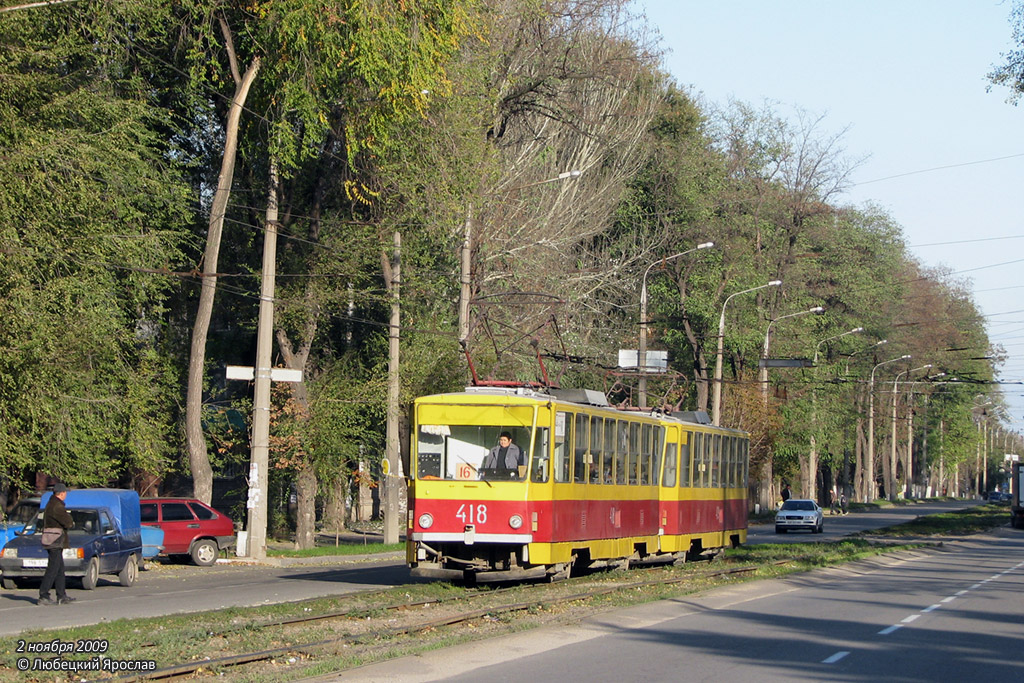 Запорожье, Tatra T6B5SU № 418