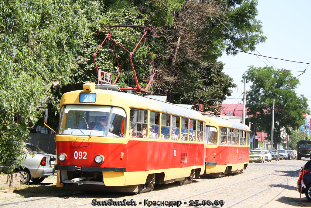 Краснодар, Tatra T3SU № 092