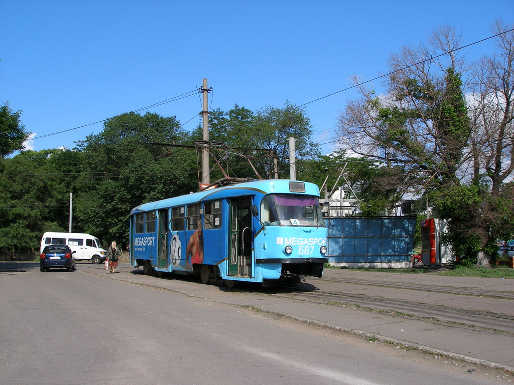 Каменское, Tatra T3SU № 687