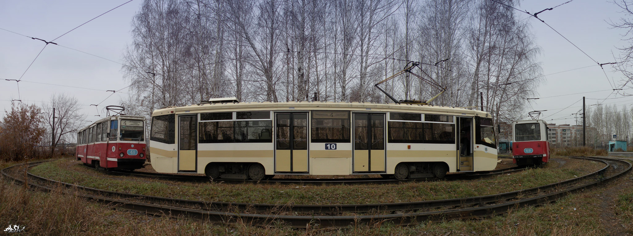 Омск, 71-605А № 41; Омск, 71-619К № 10; Омск, 71-605 (КТМ-5М3) № 69