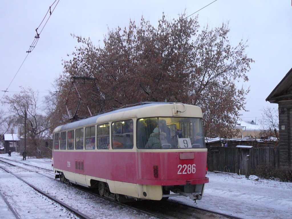 Ижевск, Tatra T3SU (двухдверная) № 2286